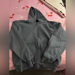 TNA Sweat-fleece Cropped Zip-up Hoodie